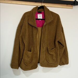 Warm Tan Teddy Jacket